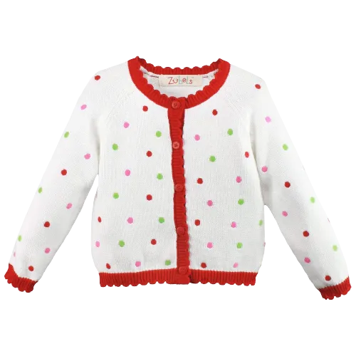 Lollipop Polka Dot Knit Sweater