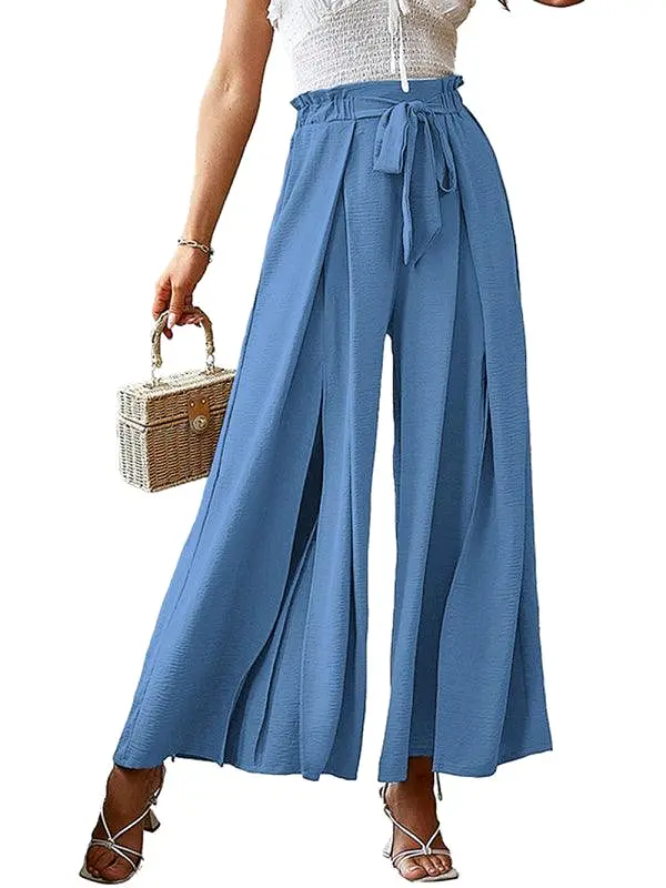 Loose Pleated Wide Leg Women pants