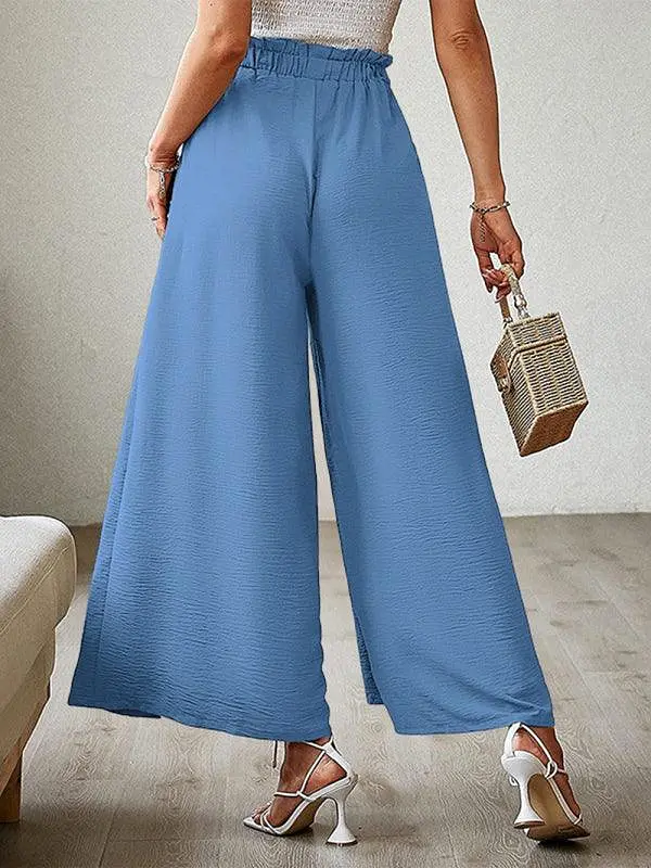 Loose Pleated Wide Leg Women pants