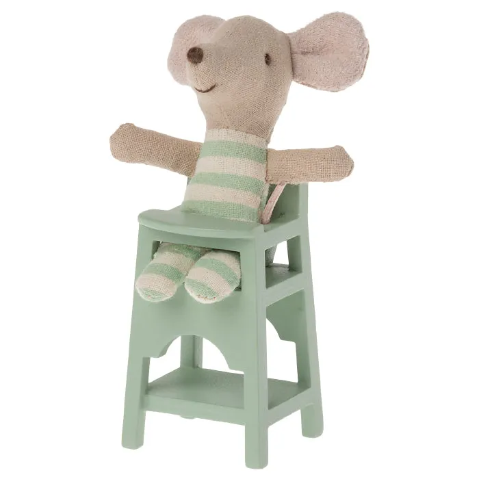 Maileg Toys Mouse Miniature High Chair Mint