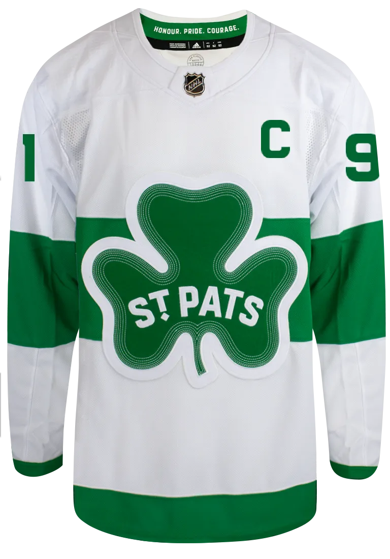 Maple Leafs Adidas Men's Authentic 2024 St Pats Jersey - TAVARES