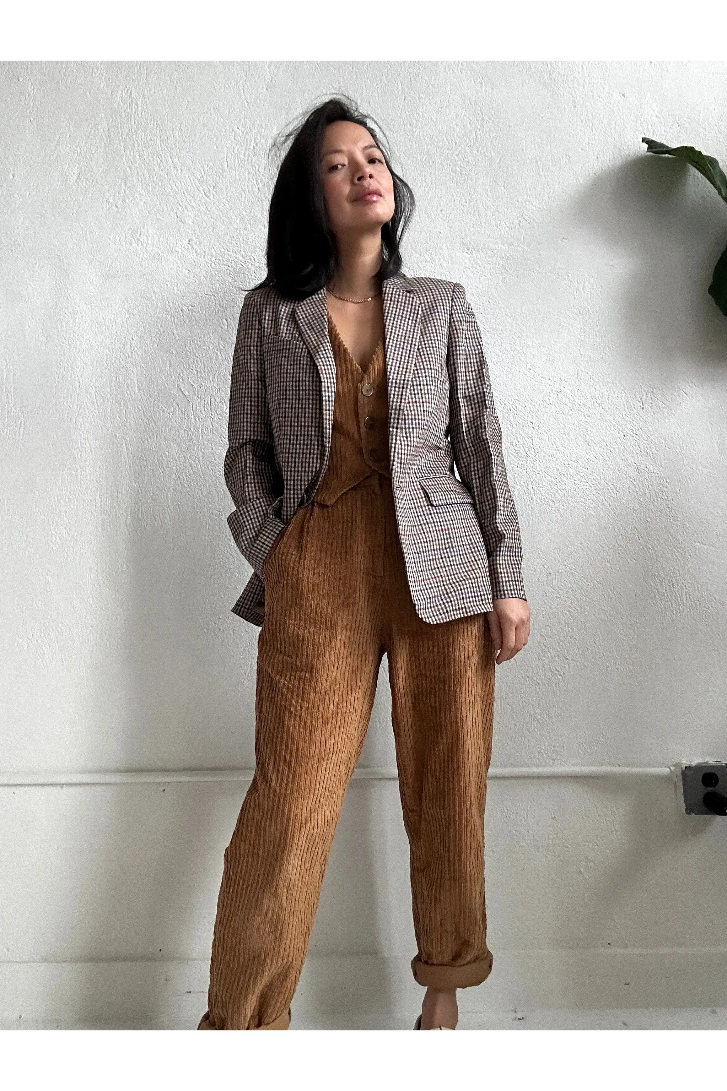 Marceaux Pant in Wide Corduroy