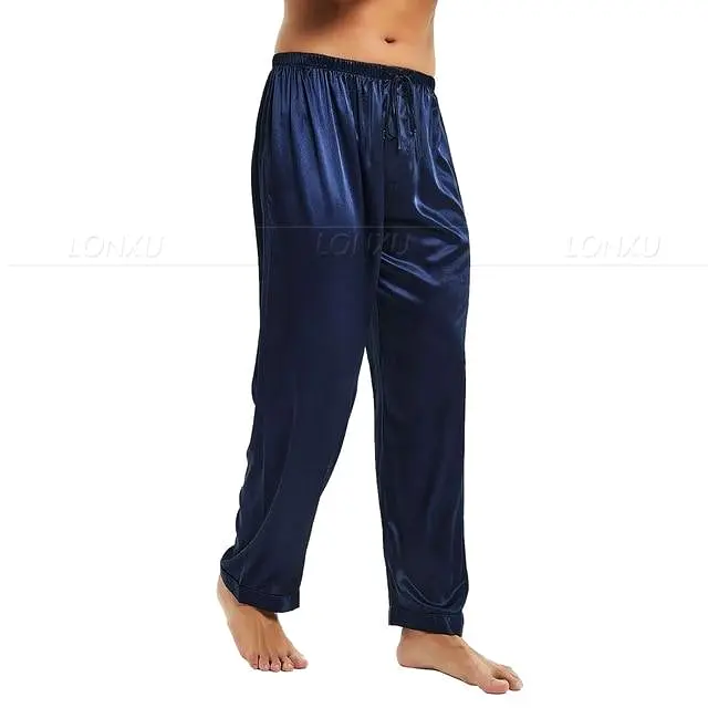 Not Too Easy Men Silk Pajama Pants