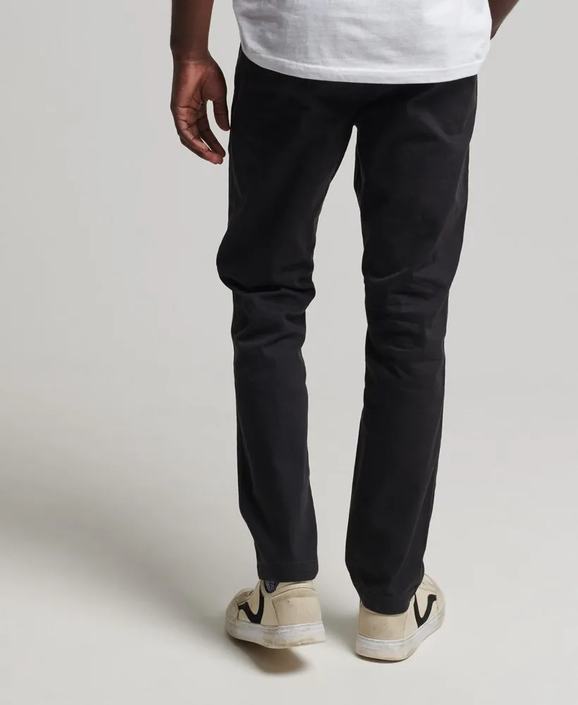 Officers Slim Chino Pants | Jet Black