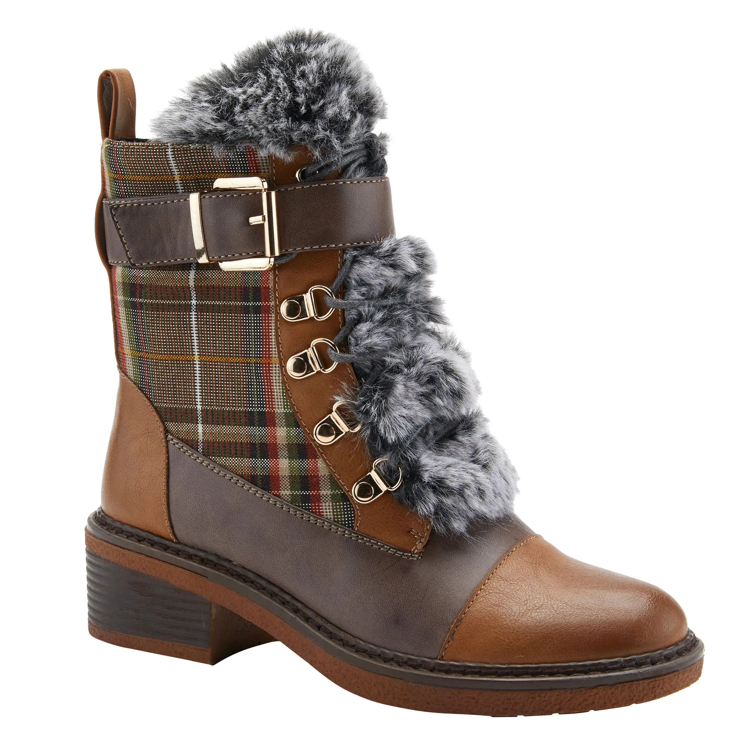 PATRIZIA HILVIA-PLAID BOOTIES