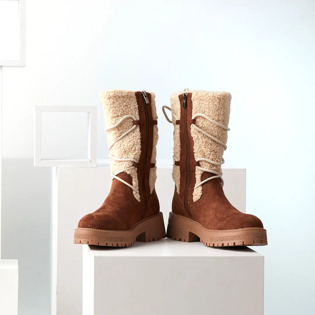 PATRIZIA KNITTEN TALL BOOTS