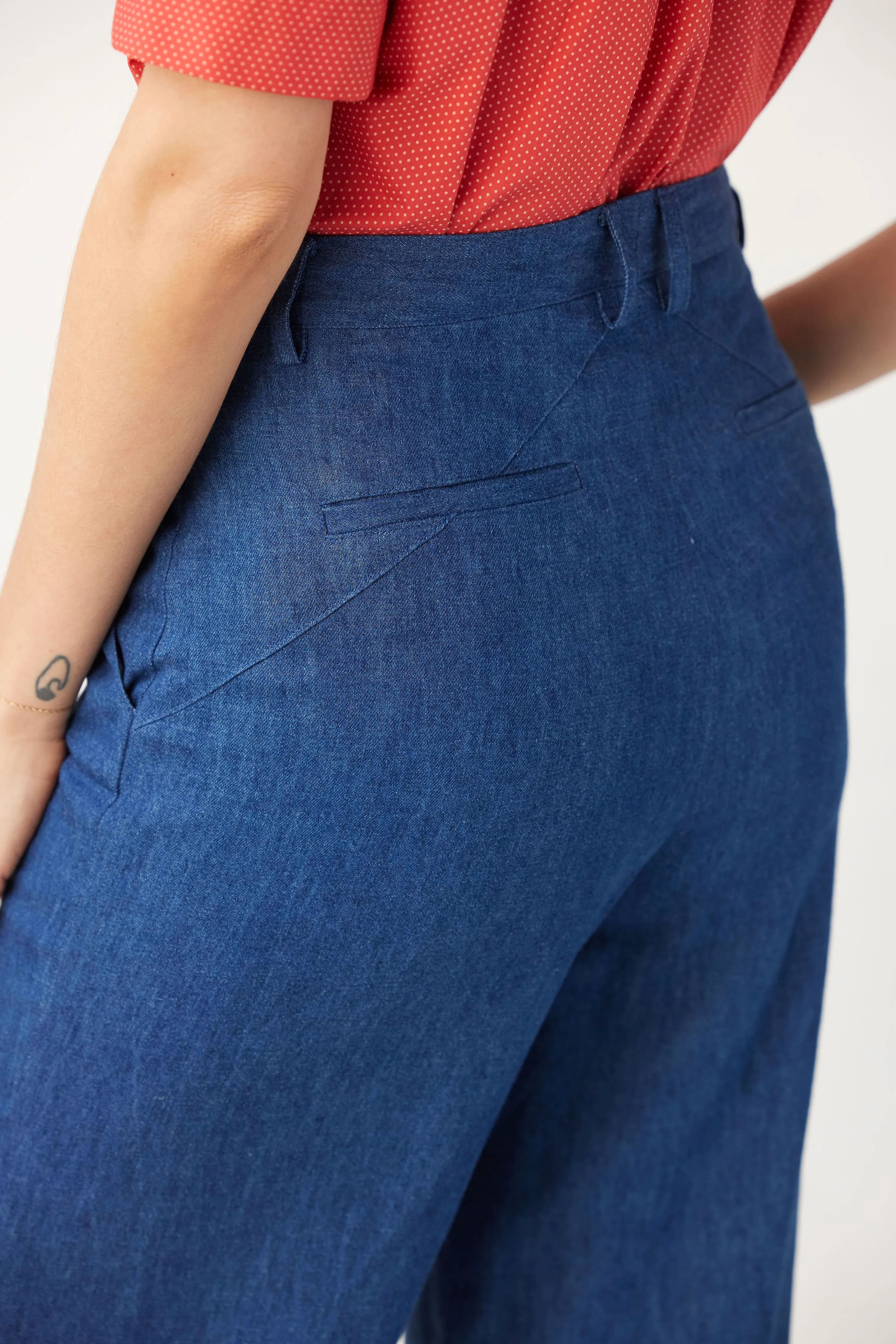 Piper Pant in Soft Denim