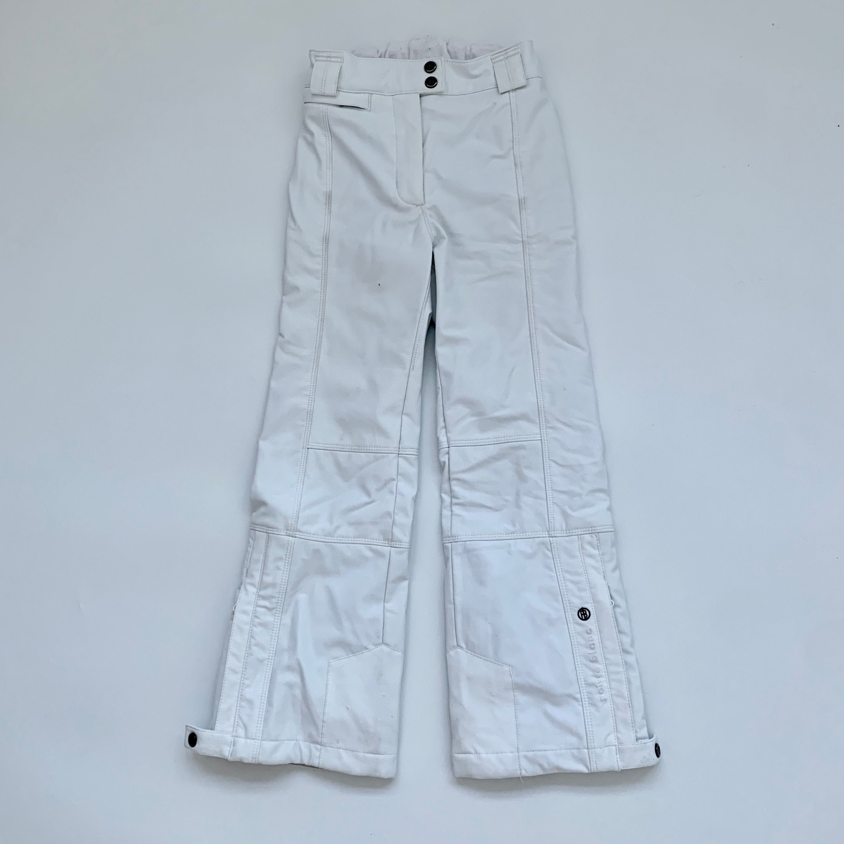 Poivre Blanc White Softshell Ski Pants: 10 Years