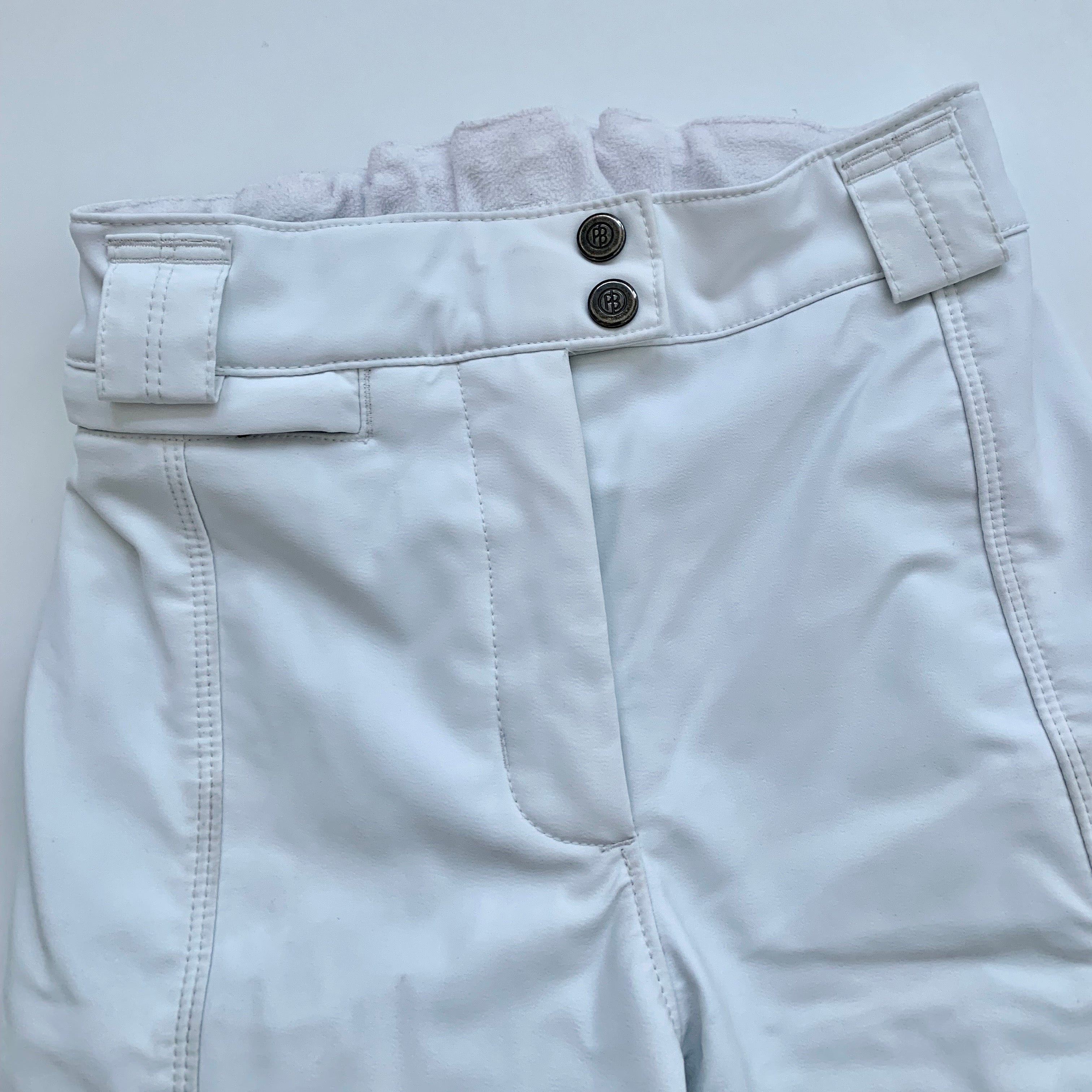 Poivre Blanc White Softshell Ski Pants: 10 Years