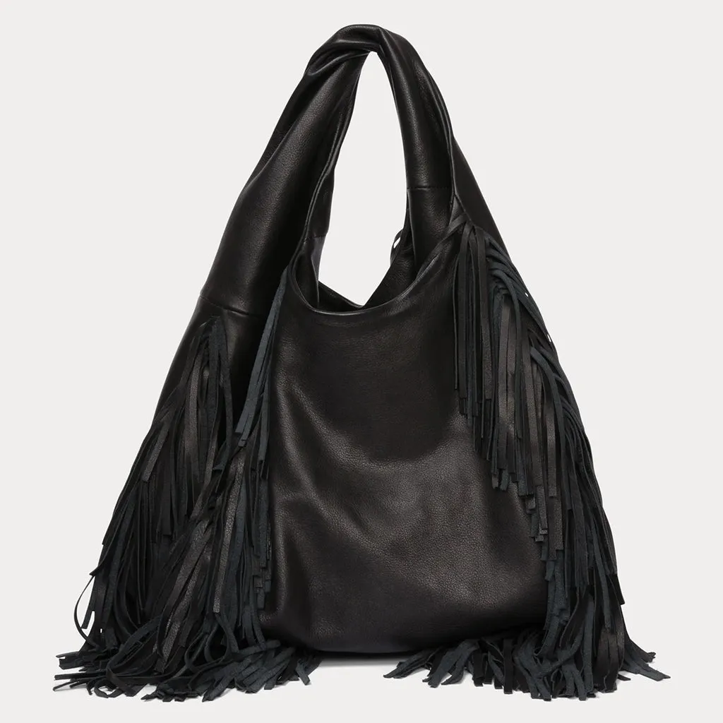 Rachel Comey Harley Fringe Bag Black