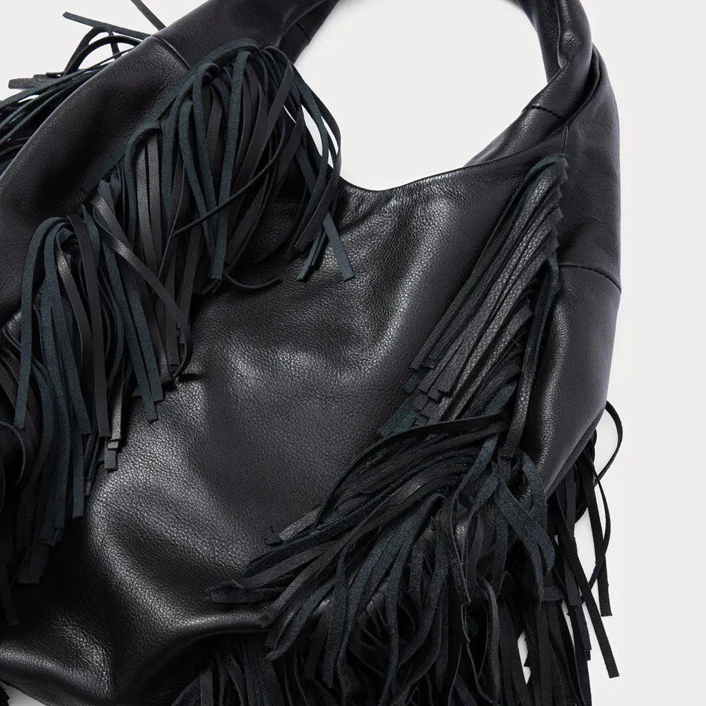 Rachel Comey Harley Fringe Bag Black