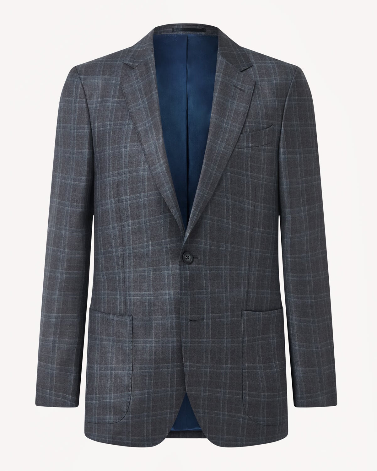 Richard James Check Jacket Charcoal