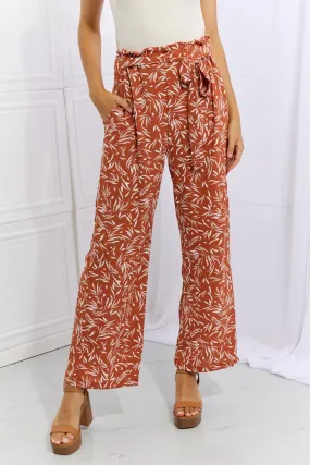 Right Angle Pants in Red Orange