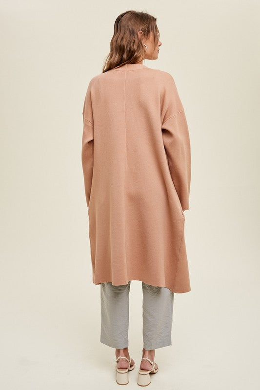 Ruby Draped Sweater Coat