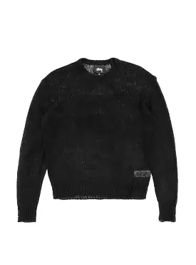 S Loose Knit Sweater Black