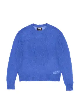 S Loose Knit Sweater Blue