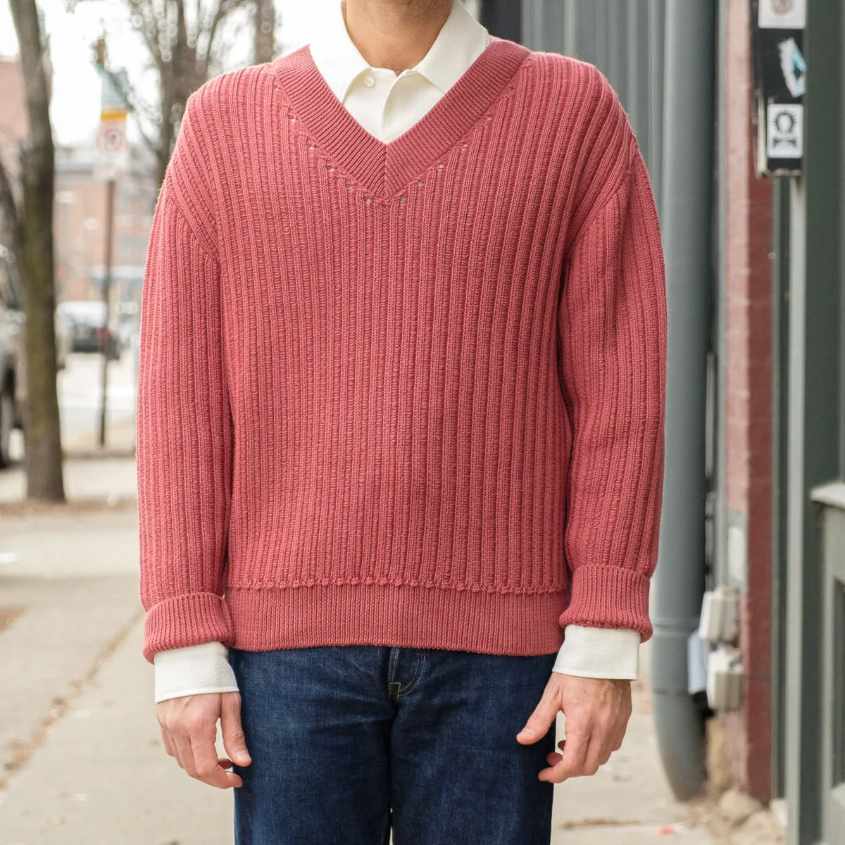 Saimir Knit Sweater in Roze