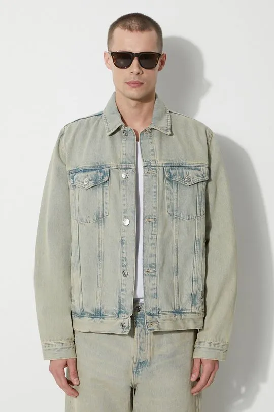 Samsoe Samsoe denim jacket men's blue color