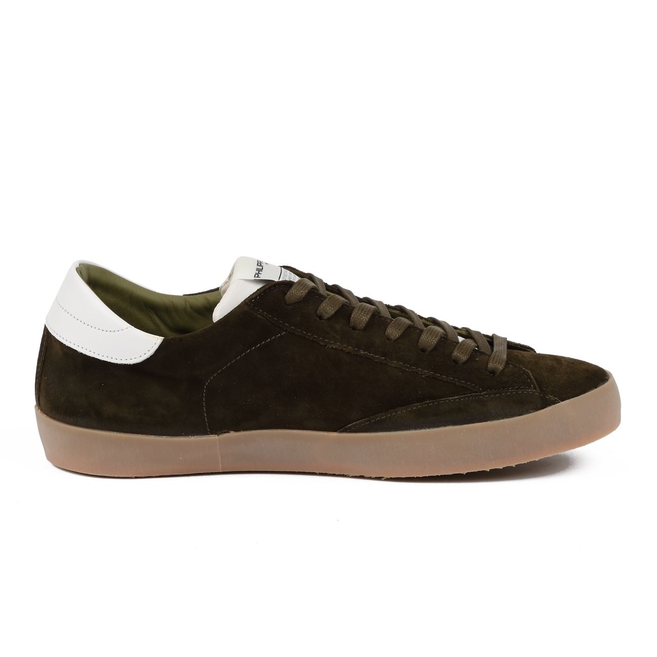 SNEAKER BASSA SCAMOSCIATA PARIS VINTAGE Uomo Mixage militare