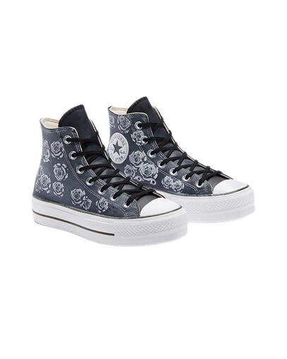 SNEAKERS CONVERSE DONNA BLACK ROSES A04311C LIMITED EDITION