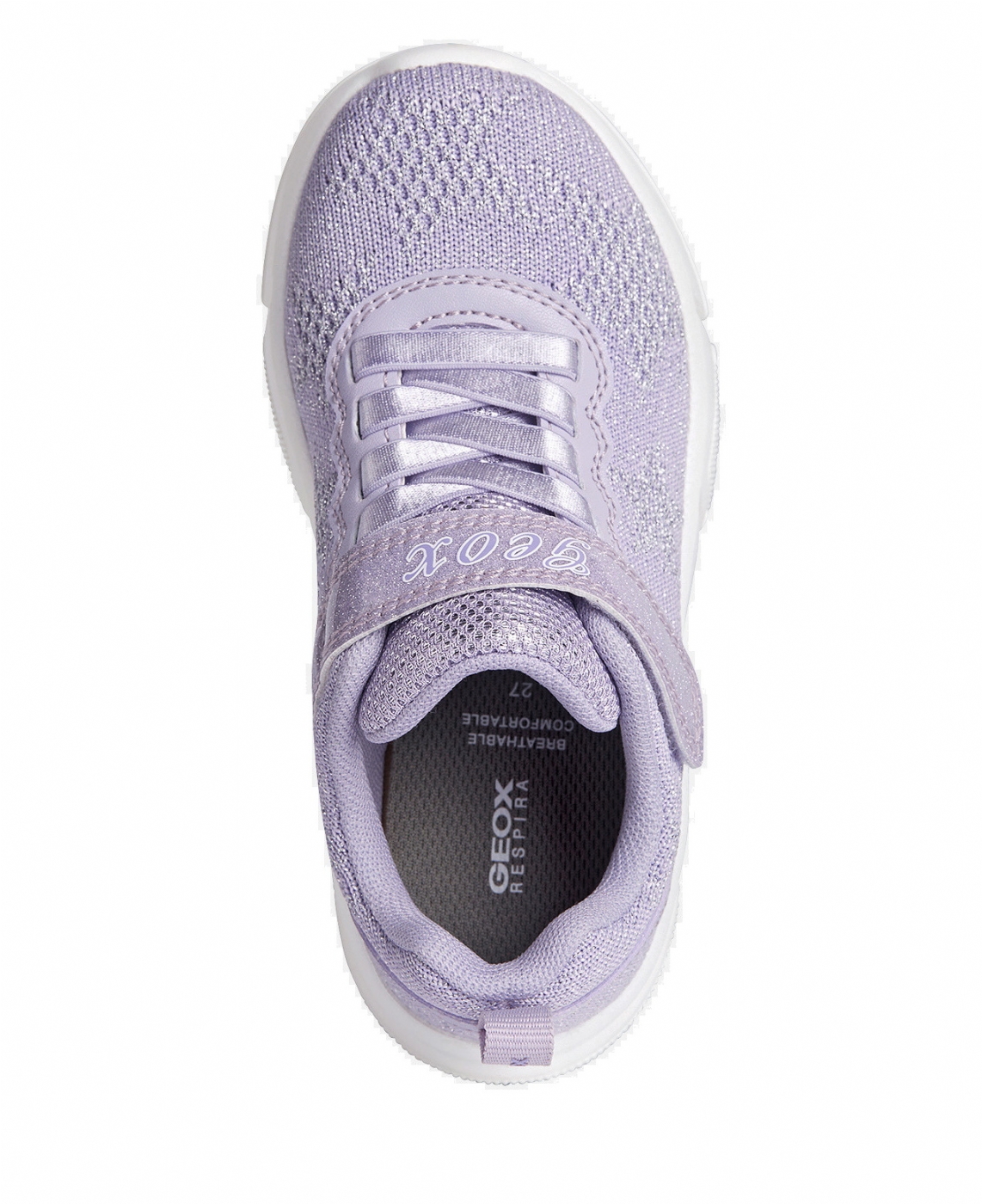 SNEAKERS GEOX BAMBINA J ARIL G. D - SHI.KNIT.TEX+SIN LILAC J25DLD 07QBC C8020 TG:28,29,30,31,32,33,34,35