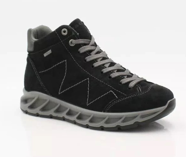 SNEAKERS IGI&CO DONNA GORE-TEX IN PELLE NERO 4677900