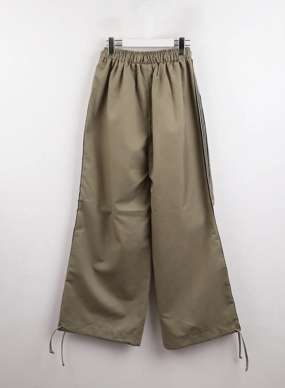 Stripe Nylon Wide Pants (UNISEX) CJ418