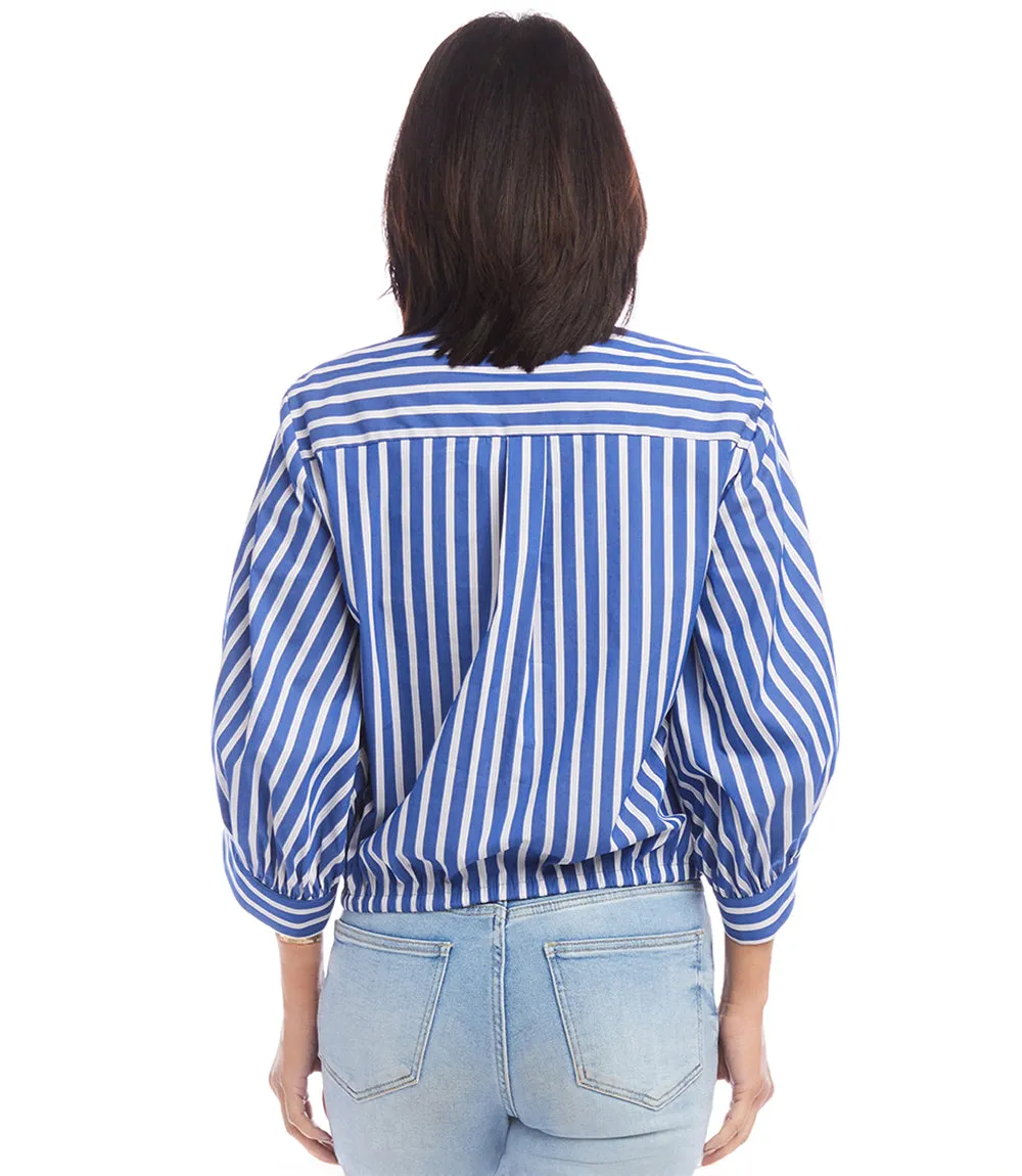 Stripe Tie Waist Top