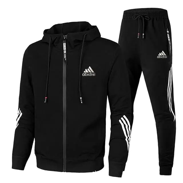 Striped Tracksuits-Sports Outfit Sets