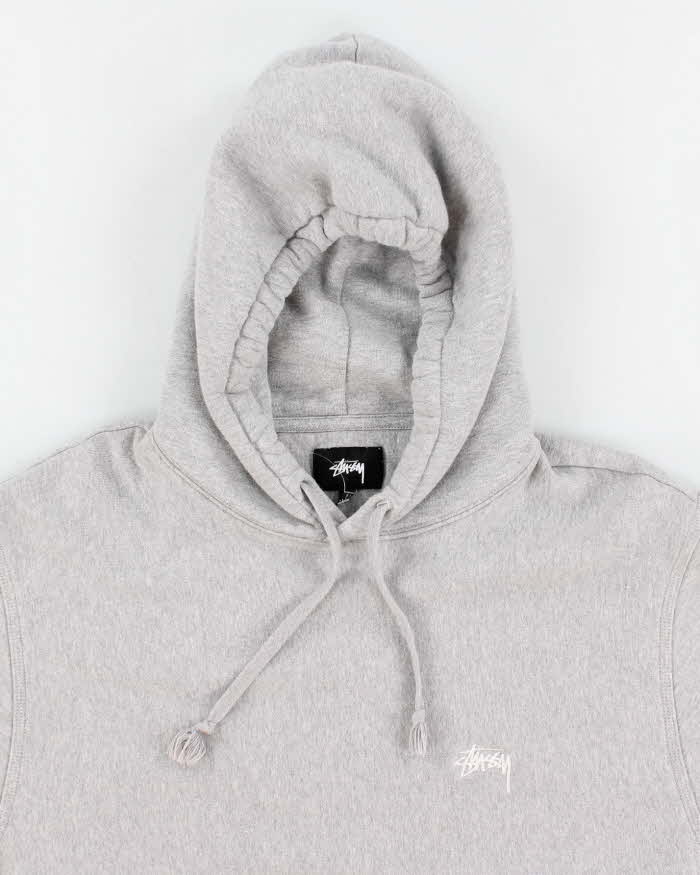 Stussy Grey Hoodie - L