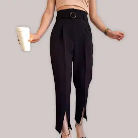 Stylish Front Pleated Women Pants