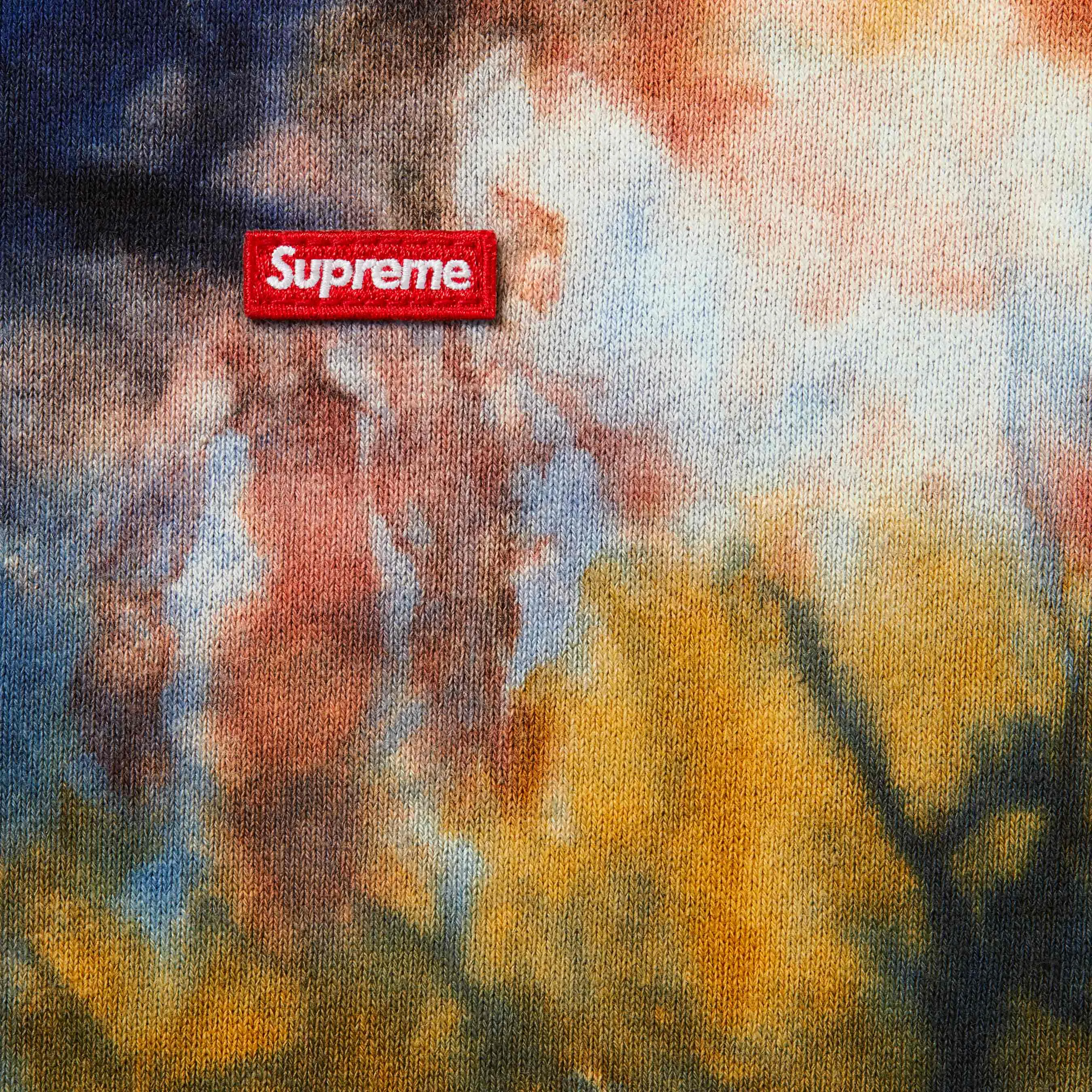 Supreme Overdyed Small Box Zip Up Hooded Sweatshirt