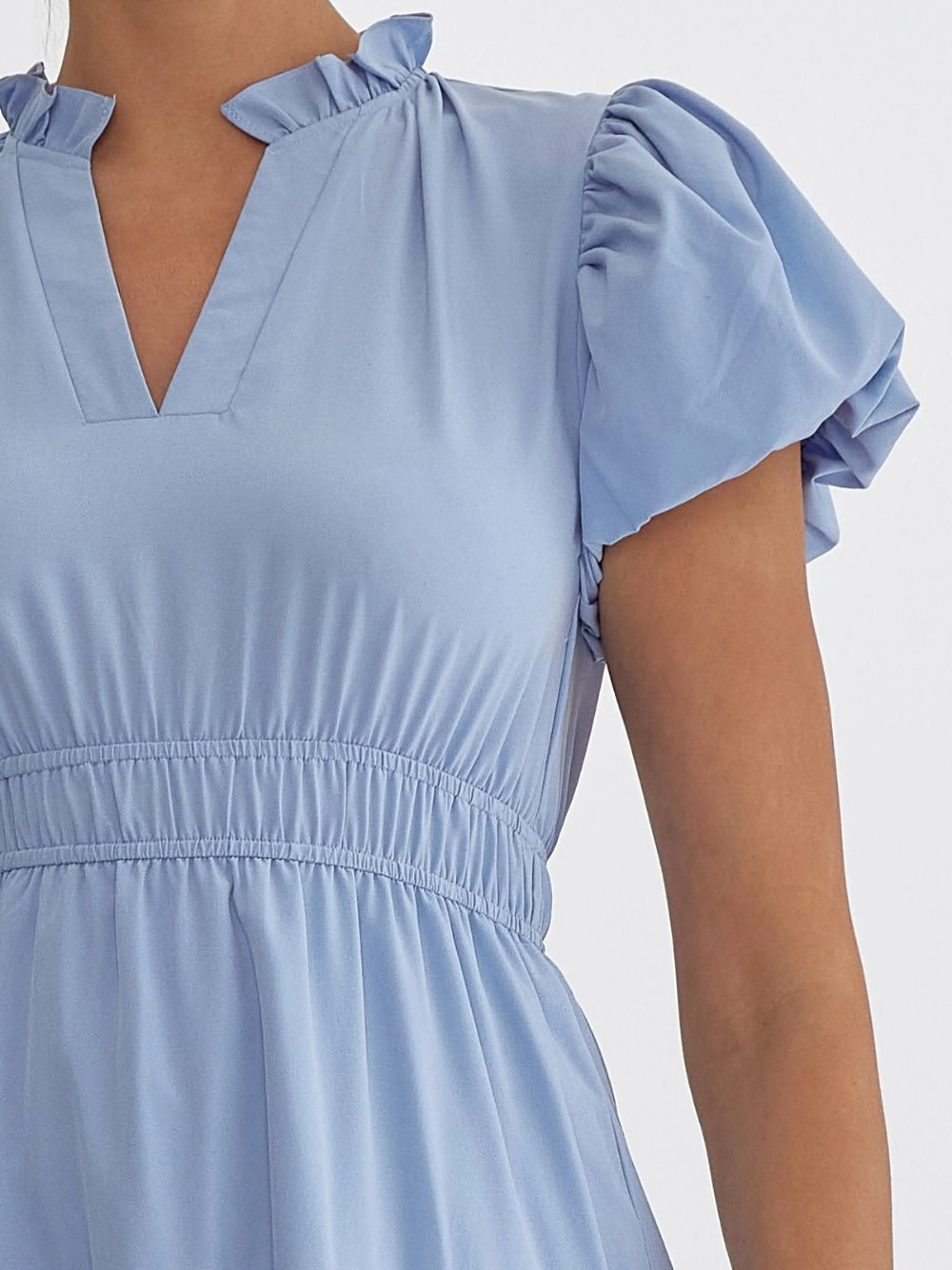 Swish and Sway Chambray Dress