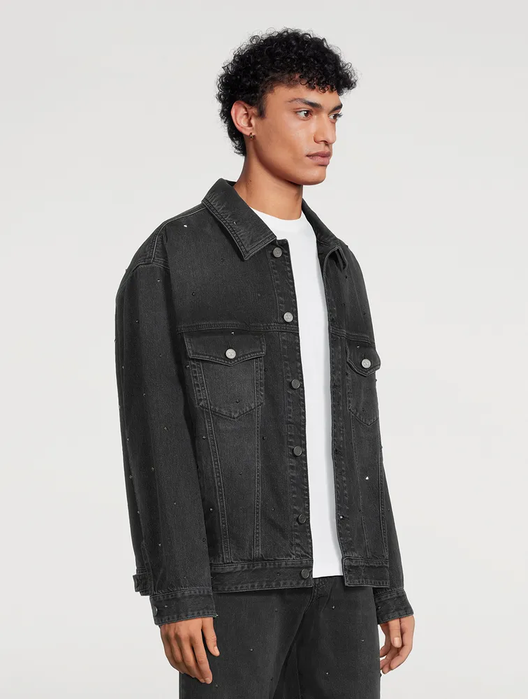 VALENTINO Rockstud Denim Jacket