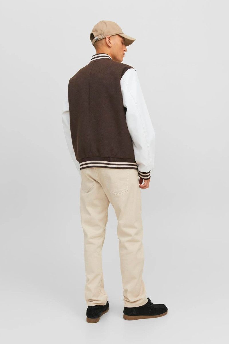 Varsity Jacket Marrone