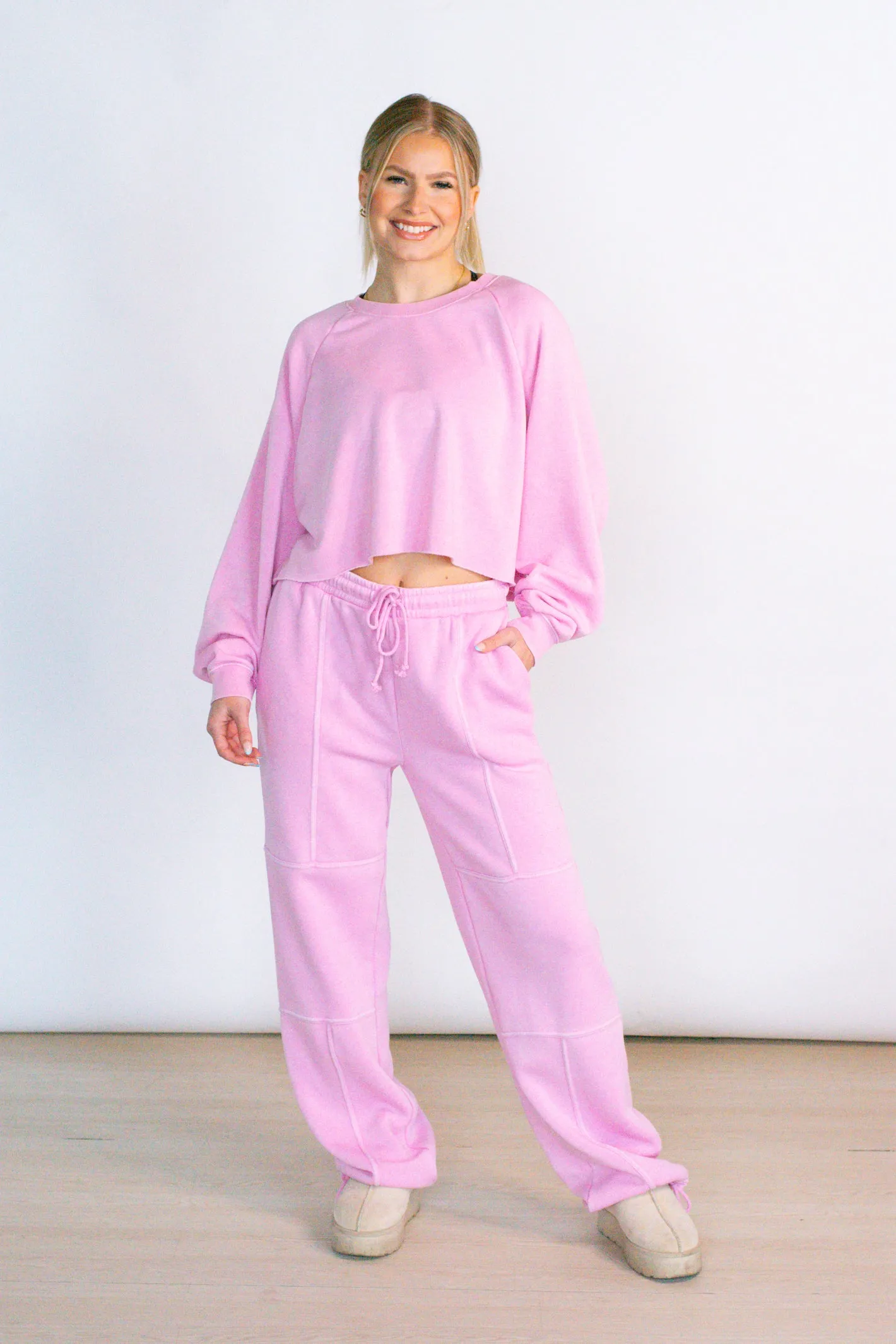 Weekend Adoration Pink Lounge Pant