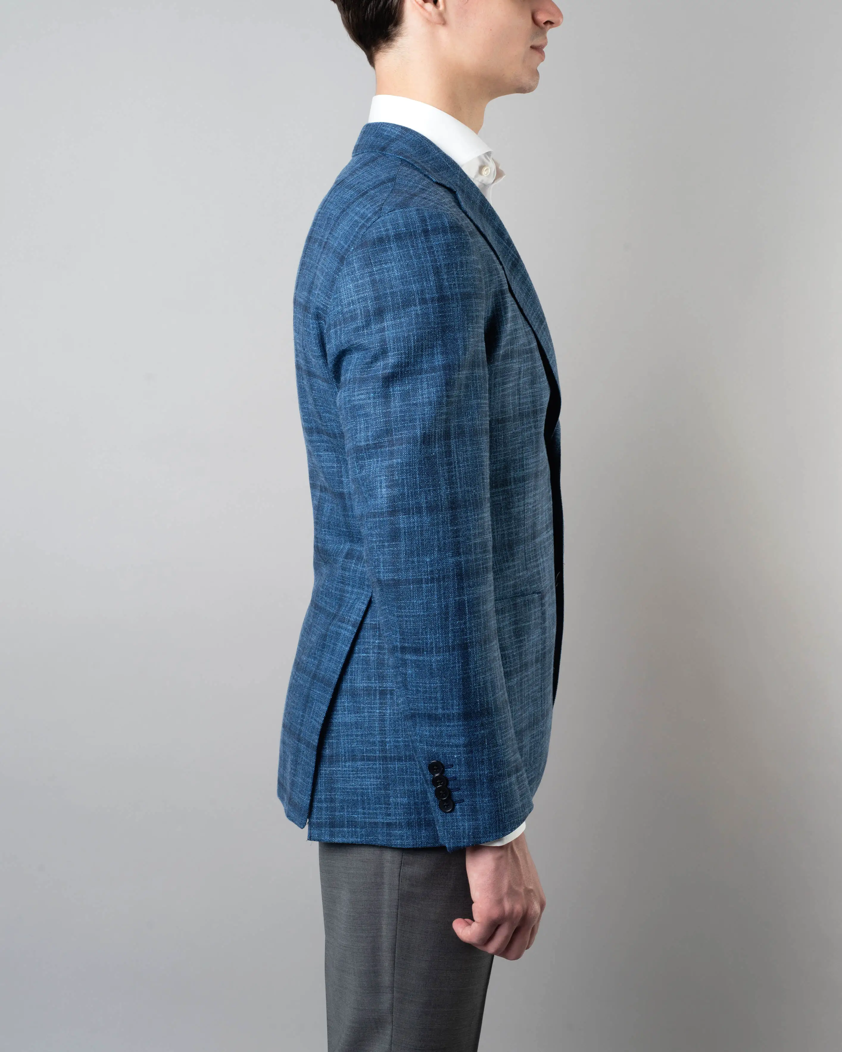 Windowpane Checked Jacket