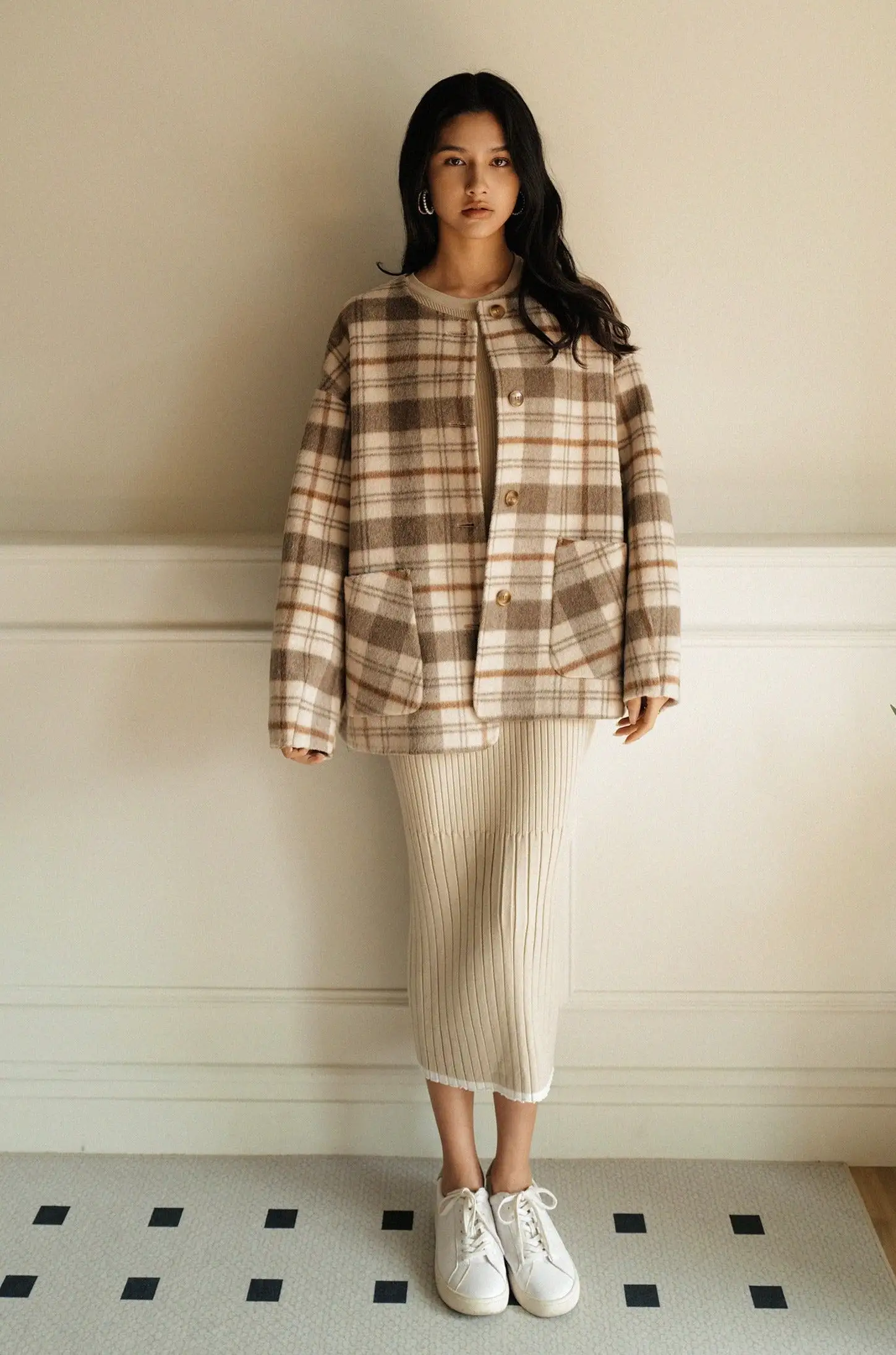 Winter destination wool coat