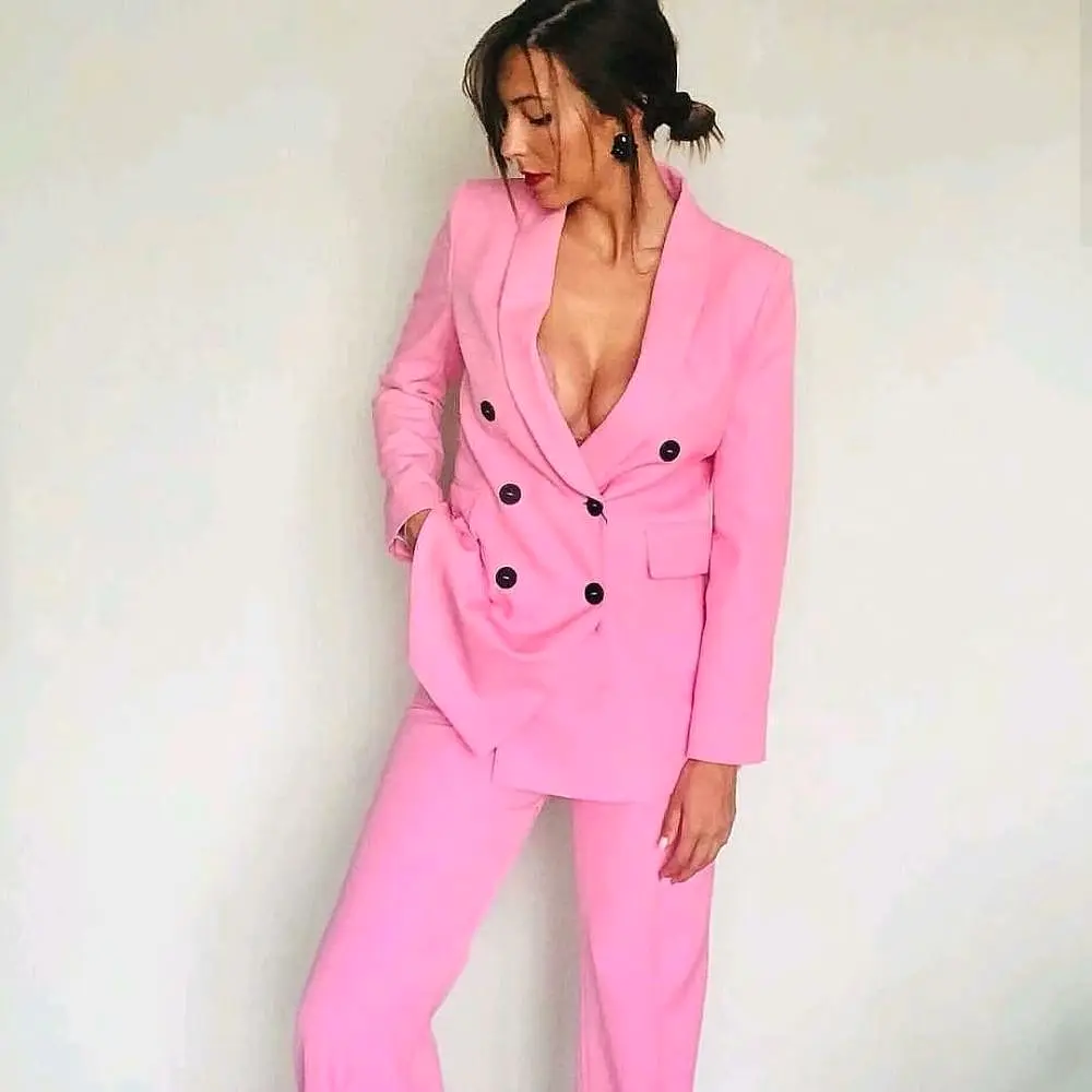 Women Pink Pantsuits