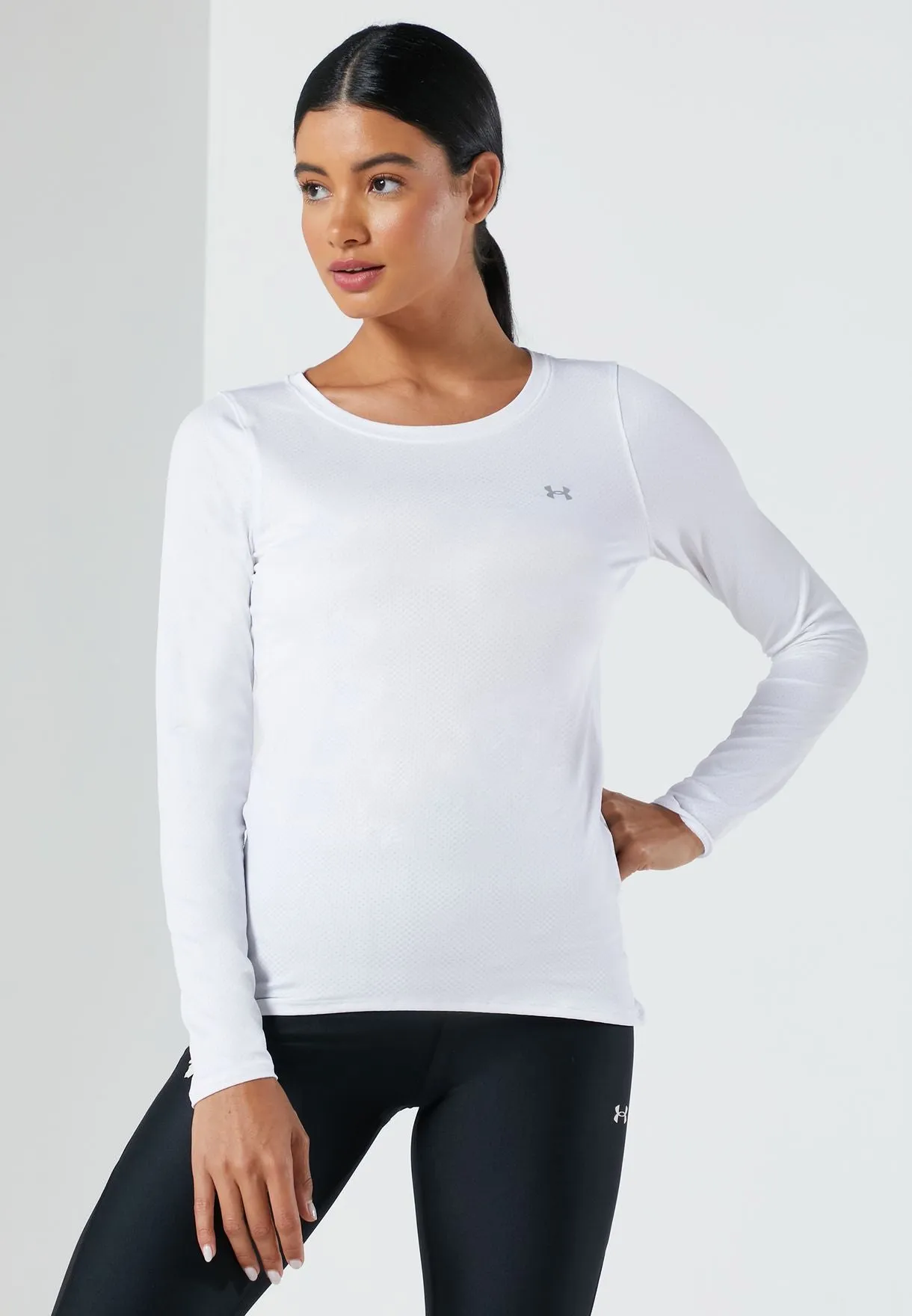 Women's HeatGear Armour Long Sleeve 1328966-100