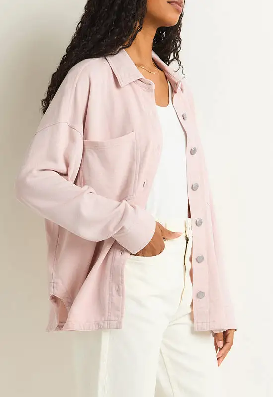 Z Supply - All Day Knit Jacket Rose