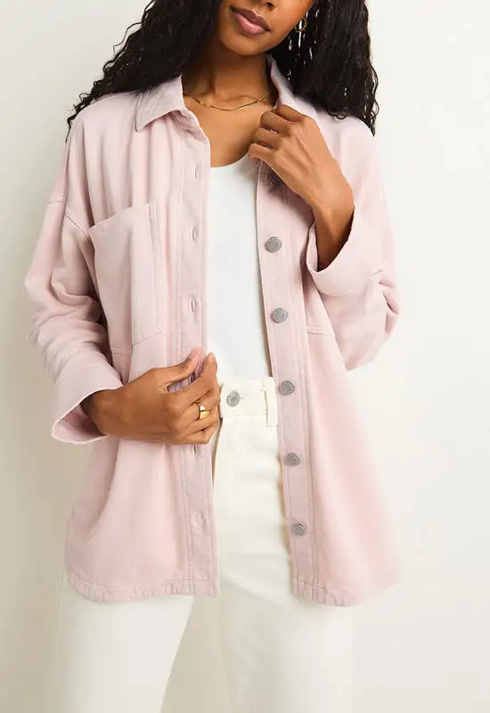 Z Supply - All Day Knit Jacket Rose