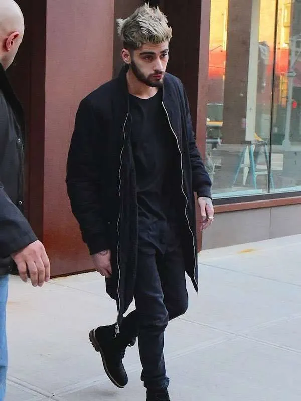 Zayn Malik Black Coat - New American Jackets